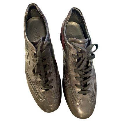 Hogan Chaussures de sport en Cuir en Argenté