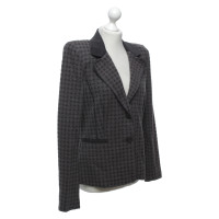 Armani Collezioni Blazer mit Hahnentrittmuster