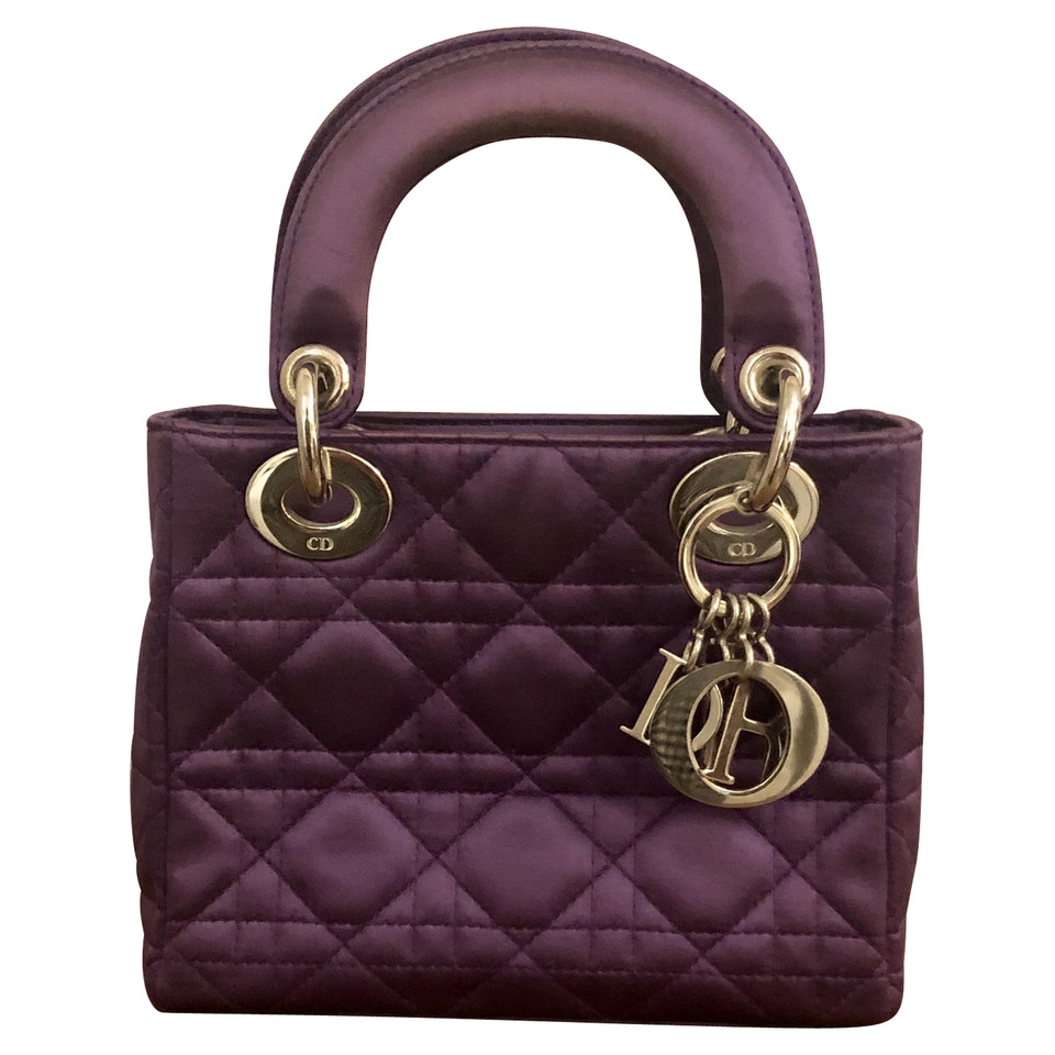 Christian Dior Lady Dior in Seta in Viola