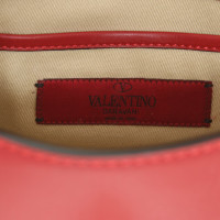 Valentino Garavani Rockstud Mini Crossbody Leather in Red