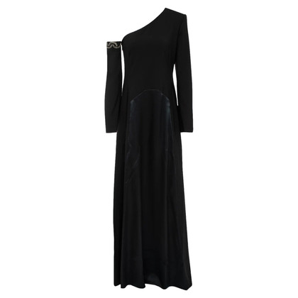 Genny Kleid aus Wolle in Schwarz