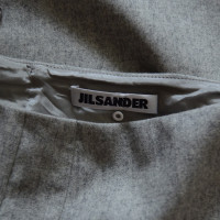 Jil Sander Slim jupe maxi gris équipée