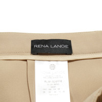 Rena Lange Trousers Silk in Beige