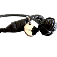 Bottega Veneta Armreif/Armband aus Leder in Schwarz