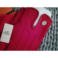 Hermès Gloves Cashmere in Red