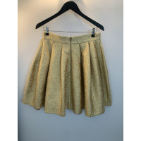 Tara Jarmon Skirt Cotton in Gold