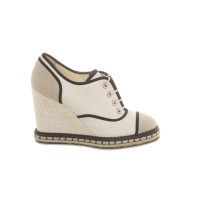 Chanel Wedges in Creme