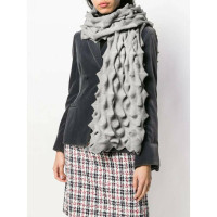 Emporio Armani Scarf/Shawl Wool in Grey