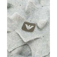 Emporio Armani Schal/Tuch aus Wolle in Grau