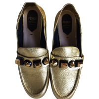 Fendi Golden loafers