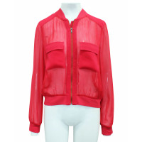 Bcbg Max Azria Jacket/Coat Silk in Red