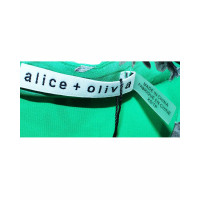 Alice + Olivia Top Silk in Green
