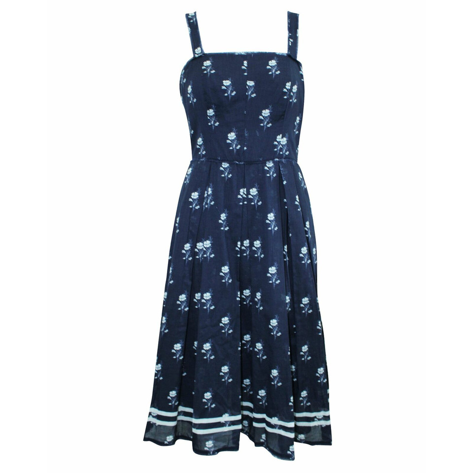 Jigsaw Robe en Coton en Bleu