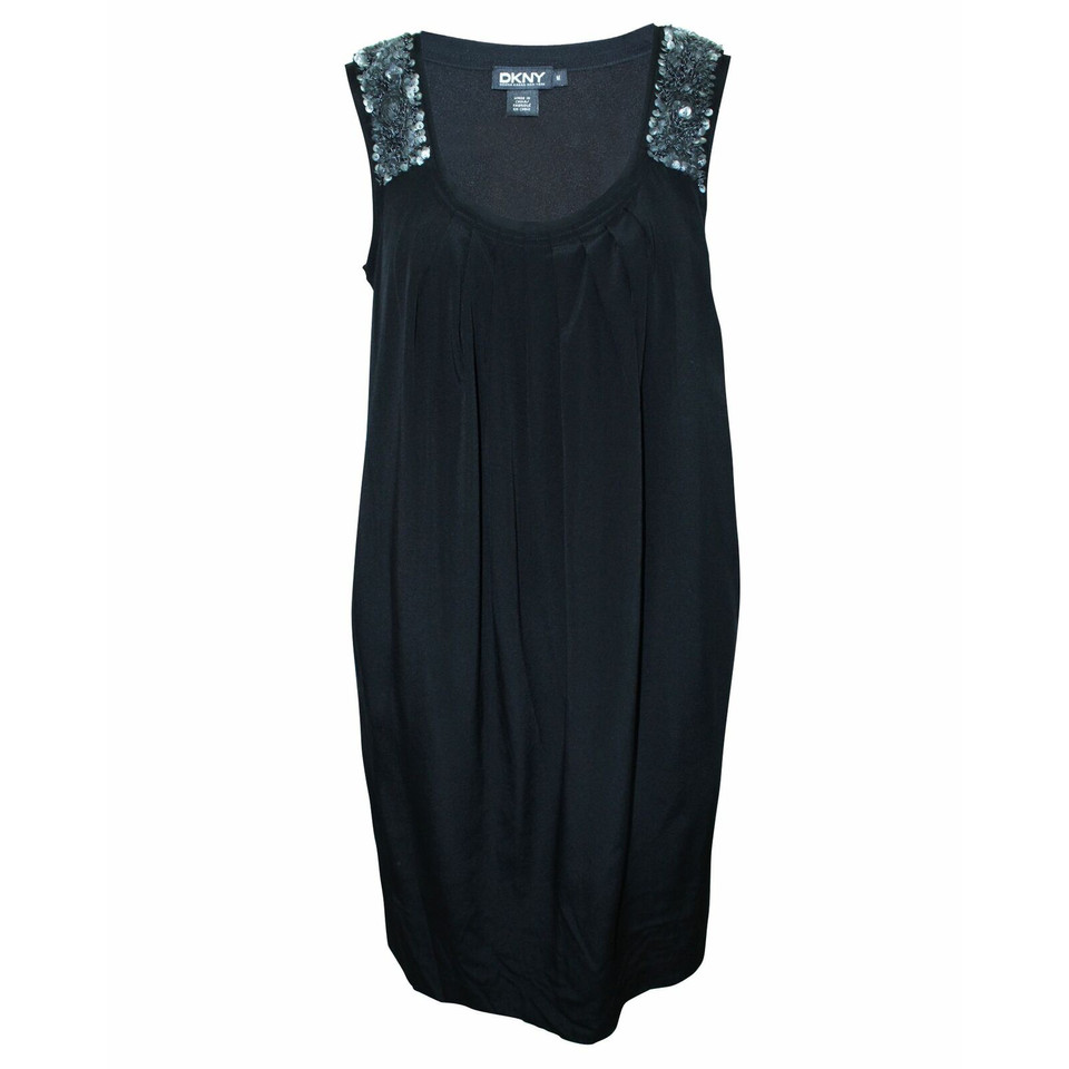 Dkny Robe en Soie en Noir