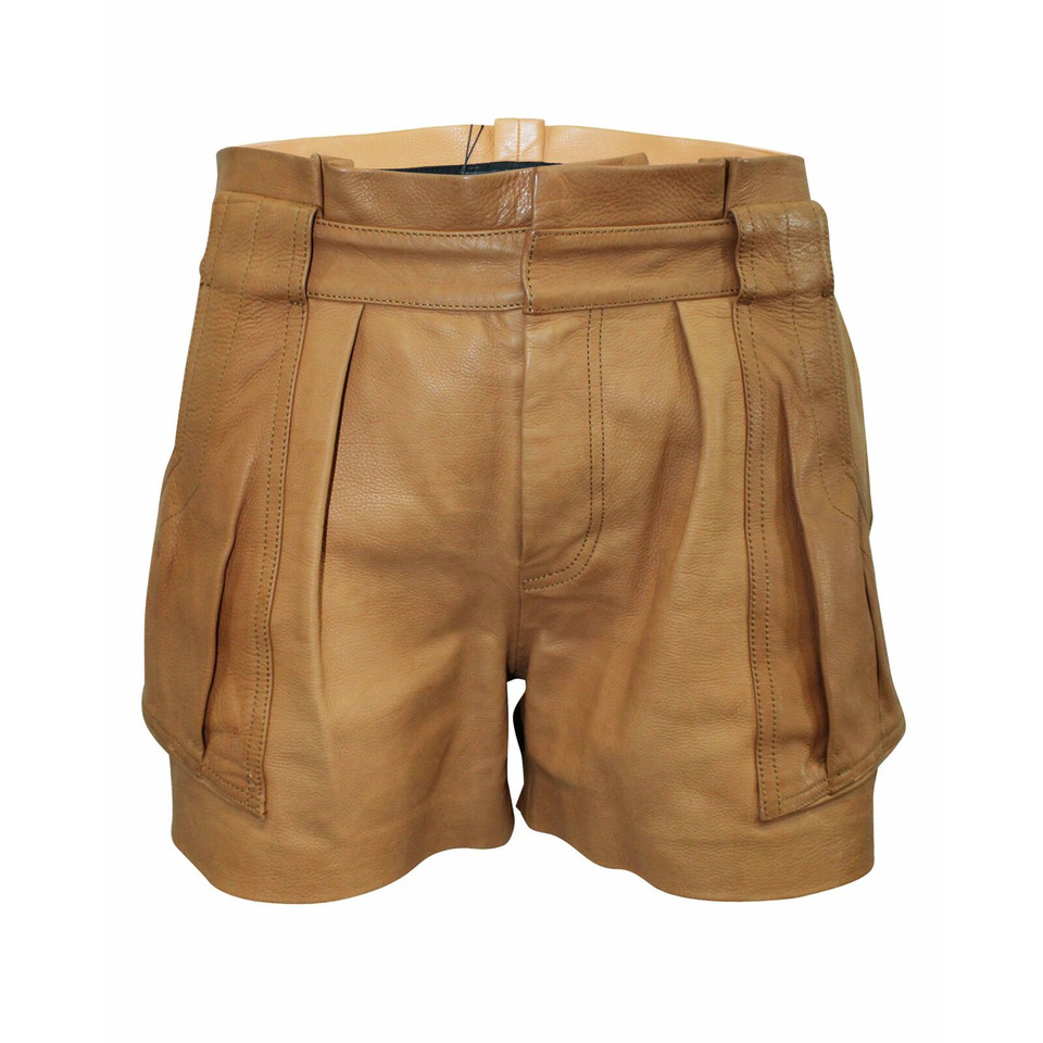 A.L.C. Shorts Leather in Brown