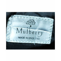 Mulberry Tote bag Leer in Zilverachtig