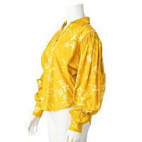 Johanna Ortiz Top Cotton in Yellow