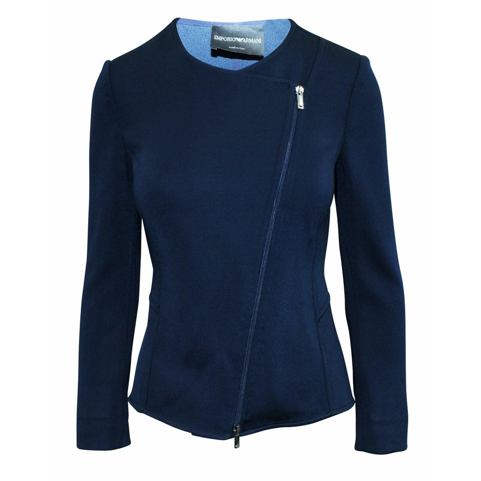 Emporio Armani Jacket/Coat in Blue