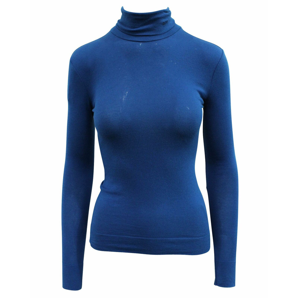 Calvin Klein Top Cotton in Blue