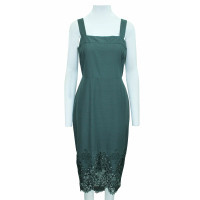 Jigsaw Kleid aus Baumwolle in Grün