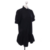 Bruuns Bazaar Kleid aus Baumwolle in Schwarz