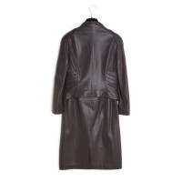 Mugler Jacket/Coat Leather in Violet