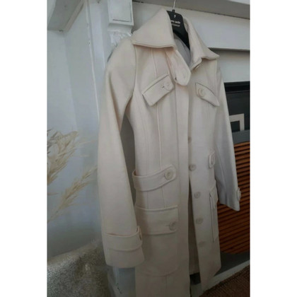 Patrizia Pepe Jacket/Coat Wool in Beige