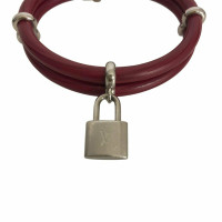 Louis Vuitton Armband Leer in Rood