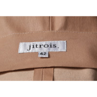 Jitrois Jacke/Mantel aus Leder in Nude