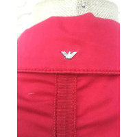 Armani Jeans Blazer aus Baumwolle in Rot