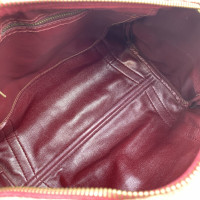 Christian Dior Handtasche aus Canvas in Rot