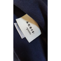 Akris Punto Jacke/Mantel aus Wolle in Blau