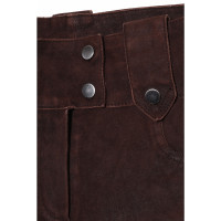 Jitrois Shorts Leather in Brown