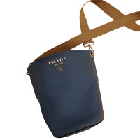 Prada Bucket Bag Leather in Blue