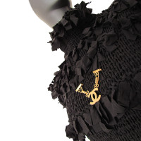 Chanel CC logo Couturier brooch with hook and eye closure