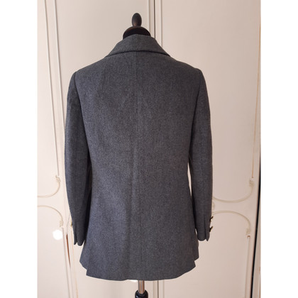 Aquascutum Jacket/Coat Wool in Grey