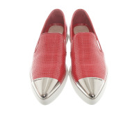 Miu Miu Slippers/Ballerinas Patent leather in Red
