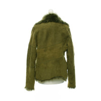 Plein Sud Jacket/Coat Leather in Green