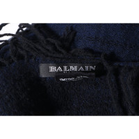 Balmain Schal/Tuch aus Wolle in Blau