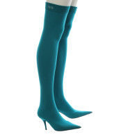 Balenciaga Boots in Turquoise