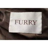 Furry Veste/Manteau en Fourrure en Marron