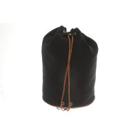 Hermès Backpack Canvas in Black