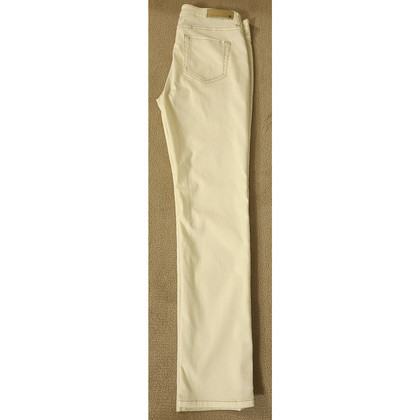 Max Studio Paire de Pantalon en Coton en Blanc