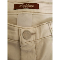 Max Studio Paio di Pantaloni in Cotone in Bianco