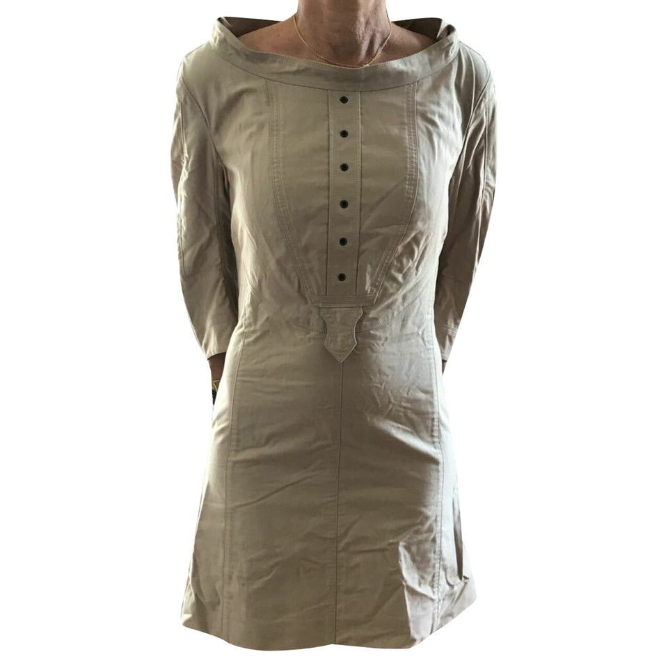 Louis Vuitton Kleid aus Baumwolle in Beige