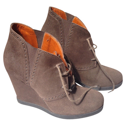 Pinko Ankle boots Suede in Brown