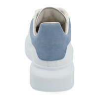 Alexander McQueen Sneaker in Pelle in Bianco