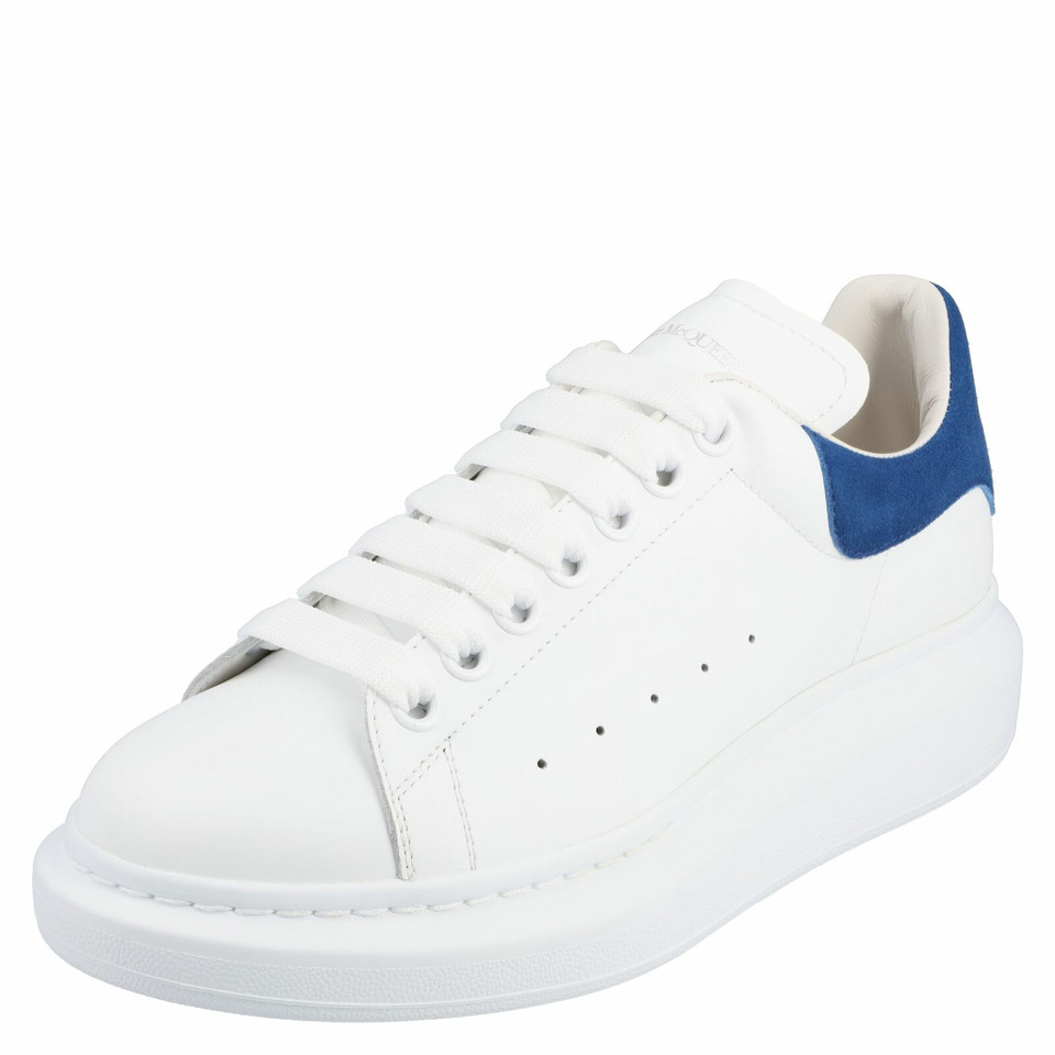 Alexander McQueen Sneaker in Pelle in Bianco