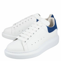 Alexander McQueen Sneaker in Pelle in Bianco