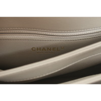 Chanel Bowling Bag aus Leder in Grau
